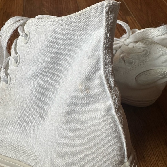 Converse Chuck Taylor All Star High Top Canvas Sneakers Women’s 7 Men’s 5 White - Picture 9 of 11